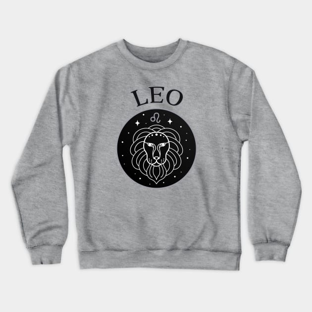 Leo Star Sign Zodiac Horoscope Cheeky Witch® Crewneck Sweatshirt by Cheeky Witch